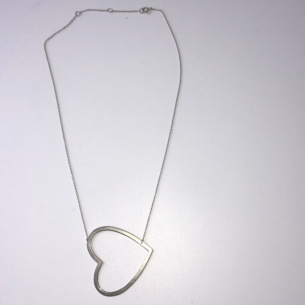 open heart necklace